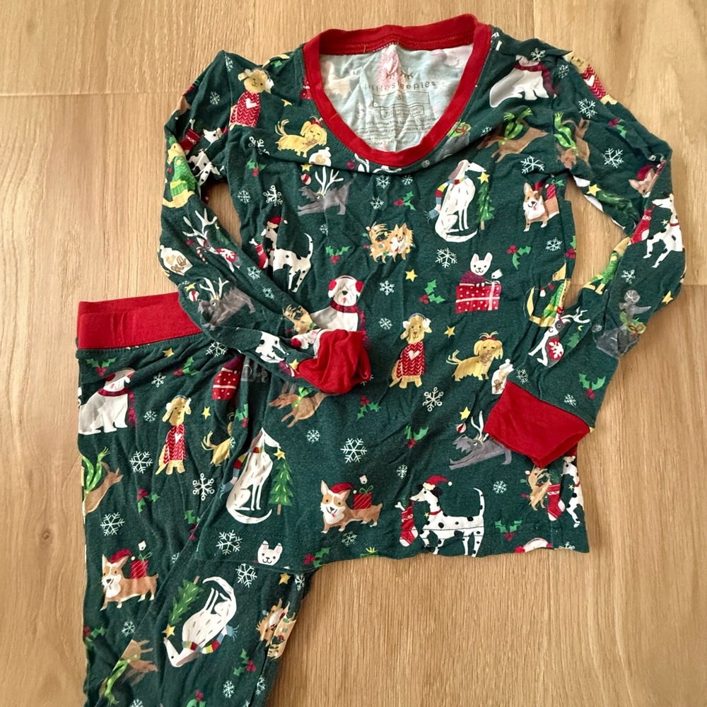 Little Sleepies Christmas PJs 3T